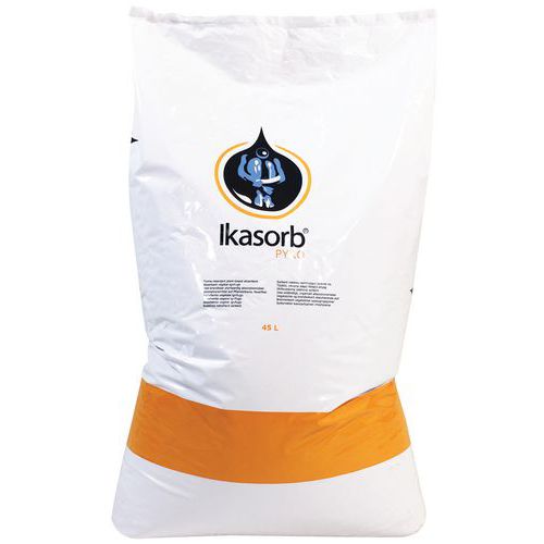 Sorbent sypki Ikasorb Pyro, pojemność wchłaniania 45 l