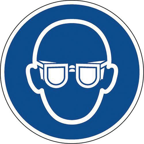 Oznaczenia poleceń Manutan Expert - Obowiązkowe okulary ochronne, samoprzylepne - Oznaczenia poleceń Manutan Expert - Obowiązkowe okulary ochronne, sa