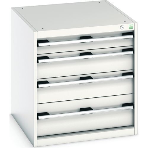 Szafki warsztatowe z szufladami Bott Cubio, 70 x 65 x 52,5-75 cm, 4 szuflady - Warsztatowa szafka z szufladami Bott Cubio, 70 x 65 x 75 cm, 4 szuflady