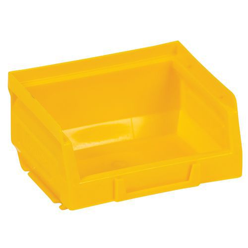 Skrzynki plastikowe Manutan Expert 5,5 x 10,3 x 9 cm - Pojemnik plastikowy Manutan Expert 5,5 x 10,3 x 9 cm, żółty