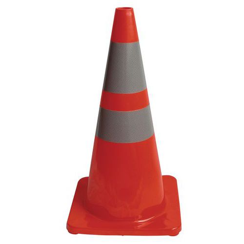 Odblaskowy pachołek drogowy Manutan H70, wysokość 70 cm Odblaskowy pachołek drogowy Manutan H70, wysokość 70 cm