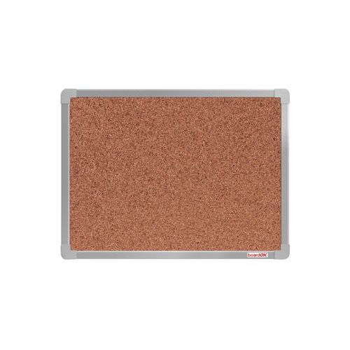 Tablice korkowe boardOK, 60 x 45 cm - Tablica korkowa boardOK, 60 x 45 cm, anodowana