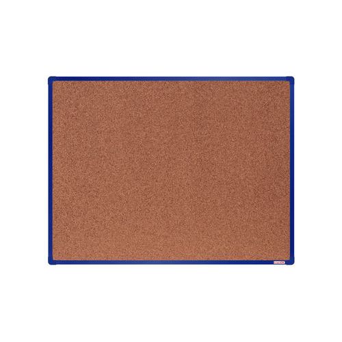 Tablice korkowe boardOK, 120 x 90 cm - Tablica korkowa boardOK, 120 x 90 cm, niebieska