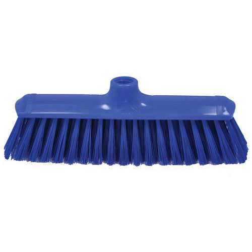 Plastikowe miotły Manutan Expert bez kija, 29 cm - Plastikowa miotła Manutan Expert bez kija, 29 cm, niebieska