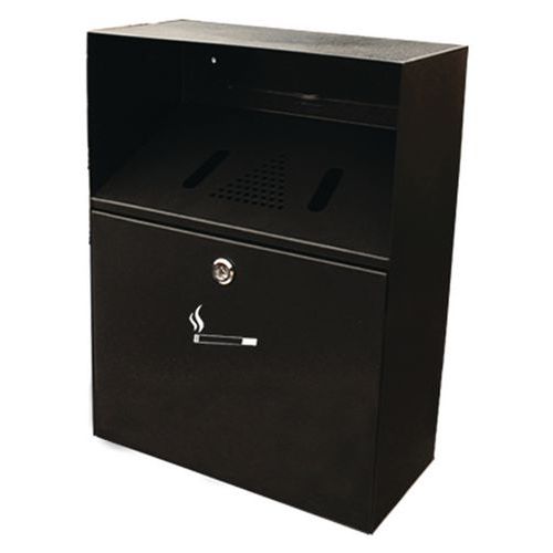 Popielnice ścienne Compact - Popielnica ścienna Compact, czarna