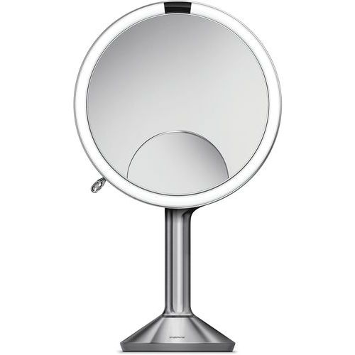 Lustro z czujnikiem Touch Control Trio_Simplehuman - Lustro z czujnikiem Touch Control Trio – srebrne – średnica 20 cm.