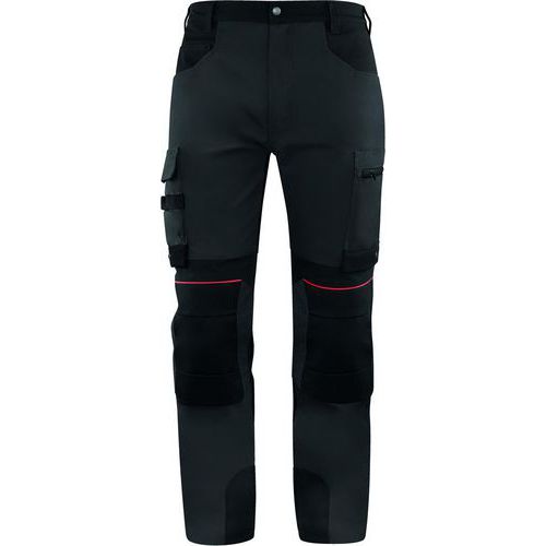 Spodnie robocze ze stretchem M5PA3 Szaro/Czarne - Delta Plus - Spodnie robocze ze stretchem M5PA3 Szaro/Czarne Rozmiar 5XL