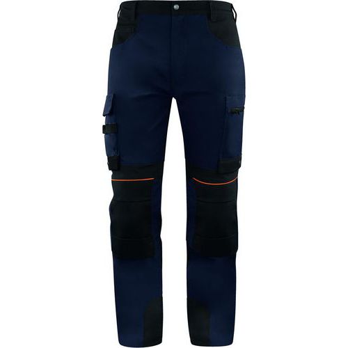 Spodnie robocze ze stretchem M5PA3 Granatowo-Czarne - Delta Plus - Spodnie robocze ze stretchem M5PA3 Granatowe/CzarneRozmiar 3XL