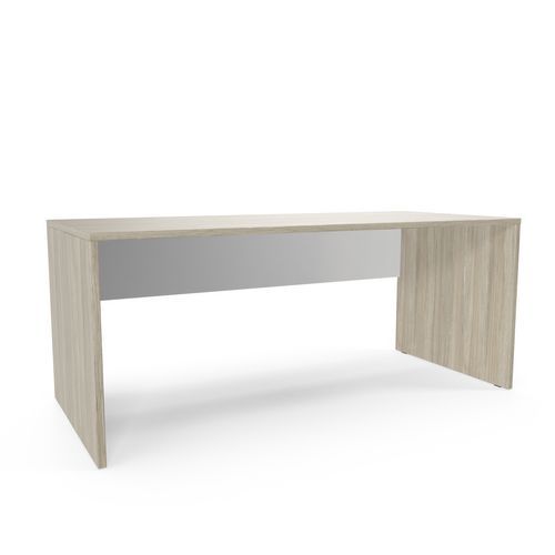 Stoły biurowe Viva, 180 x 80 x 75 cm, wersja prosta - Stół biurowy Viva, 180 x 80 x 75 cm, wersja prosta, dąb oyster/biały