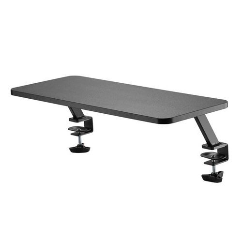 Podstawka pod monitor Powerton, mocowana do stołu, nośność 20 kg, czarna