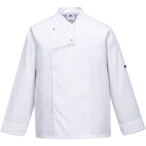Bluza kucharska Cross-Over, biały