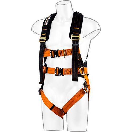 Trzypunktowe szelki Portwest Ultra, czarny/pomarańczowy - Trzypunktowe szelki Portwest Ultra, czarny/pomarańczowy, rozm. XL-XXL
