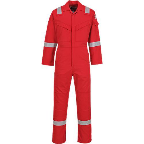Kombinezon trudnopalny i antystatyczny 350g, czerwony - Kombinezon trudnopalny i antystatyczny 350g, czerwony, normalne, rozm. 4XL