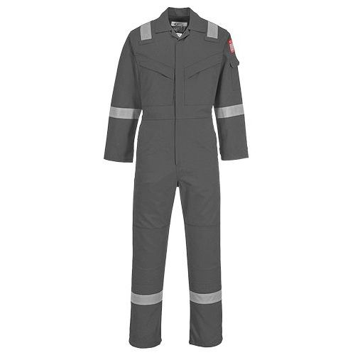 Kombinezon trudnopalny i antystatyczny 350g, szary - Kombinezon trudnopalny i antystatyczny 350g, szary, normalne, rozm. XXXL
