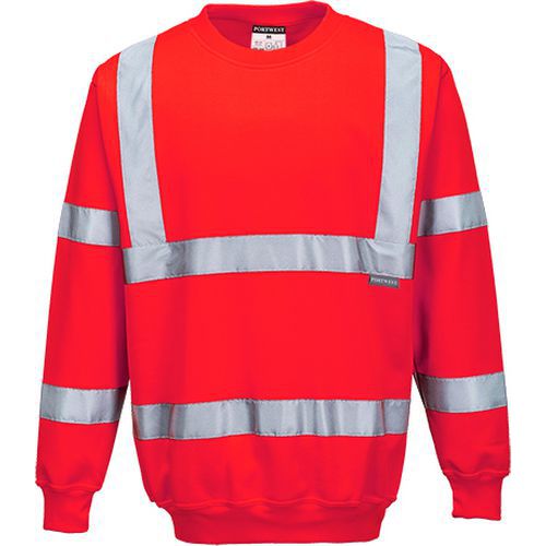 Bluza ostrzegawcza, czerwony - Bluza ostrzegawcza, czerwony, rozm. L