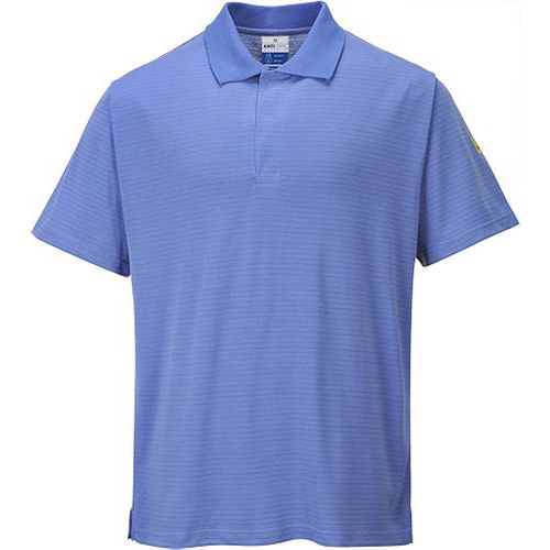 Antystatyczna koszulka Polo ESD, ciemno niebieski - Antystatyczna koszulka Polo ESD, niebieski, rozm. L