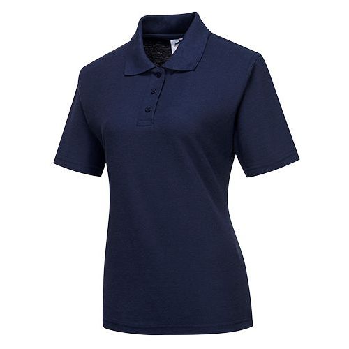 Koszulka damska polo, niebieski - Koszulka damska polo, niebieski, rozm. M