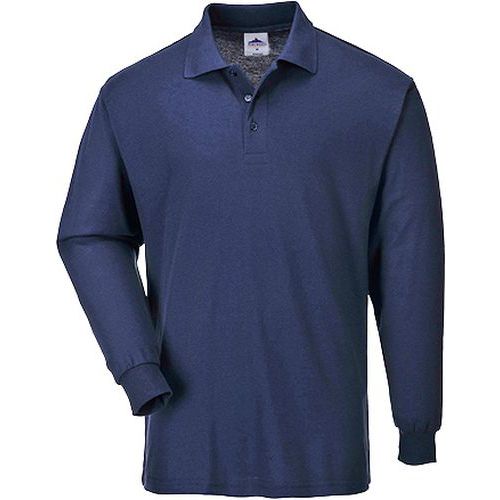 Koszulka polo z długimi rękawami, niebieski - Koszulka polo z długimi rękawami, niebieski, rozm. XXXL