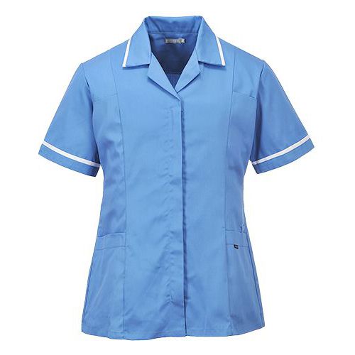Klasyczna tunika damska, ciemno niebieski - Klasyczna tunika damska, niebieski, rozm. XL