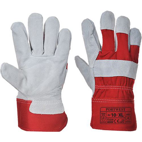 Rękawica Rigger Premium Chrom, czerwony - Rękawica Rigger Premium Chrom, czerwony, rozm. XXXL
