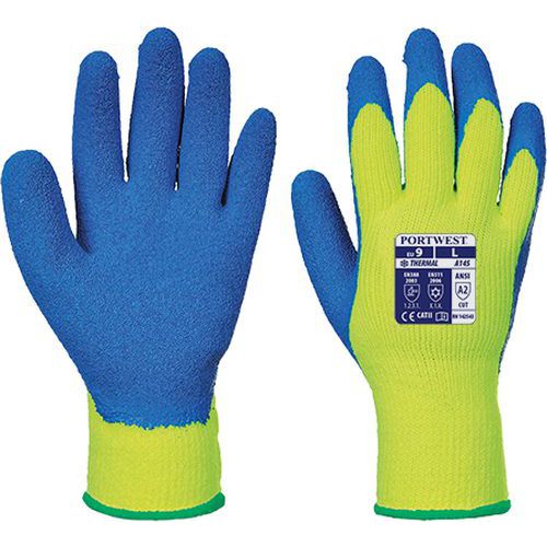 Rękawica ocieplana Cold Grip, niebieski/żółty - Rękawica ocieplana Cold Grip, niebieski/żółty, rozm. XL