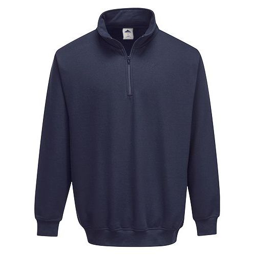 Bluza Sorrento zapinana na zamek, niebieski - Bluza Sorrento zapinana na zamek, niebieski, rozm. XXL