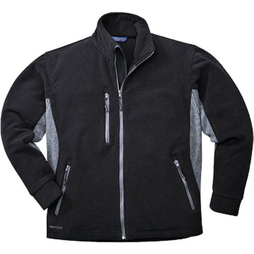 Dwukolorowy polar Portwest Texo, czarny - Dwukolorowy polar Portwest Texo, czarny, rozm. 4XL