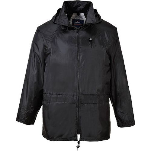 Klasyczna kurtka przeciwdeszczowa, czarny - Klasyczna kurtka przeciwdeszczowa, czarny, rozm. 4XL