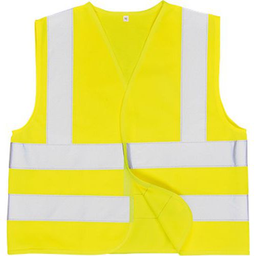 Dziecięca kamizelka ostrzegawcza, żółty - Dziecięca kamizelka ostrzegawcza, żółty, rozm. L