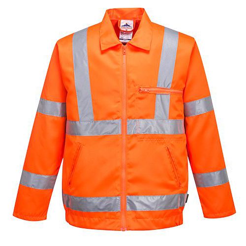 Bluza ostrzegawcza RIS poliestrowo-bawełniana, pomarańczowy - Bluza ostrzegawcza RIS poliestrowo-bawełniana, pomarańczowy, rozm. S