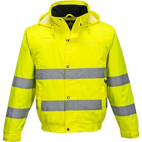 Kurtka ostrzegawcza Lite Bomber, żółty - Kurtka ostrzegawcza Lite Bomber, żółty, rozm. S