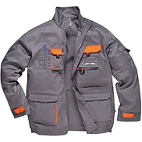 Bluza robocza dwukolorowa Portwest Texo, szary - Bluza robocza dwukolorowa Portwest Texo, szary, rozm. 4XL