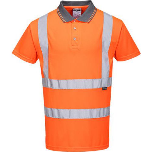 Koszulka ostrzegawcza Polo RIS, pomarańczowy - Koszulka ostrzegawcza Polo RIS, pomarańczowy, rozm. XXXL