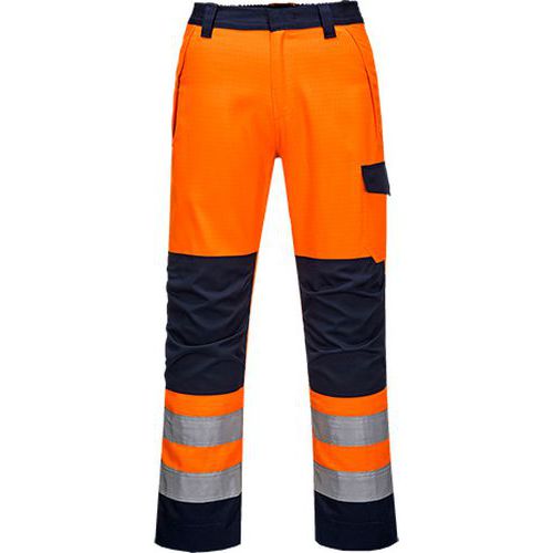 Spodnie Modaflame RIS, niebieski/pomarańczowy - Spodnie Modaflame RIS, niebieski/pomarańczowy, rozm. M