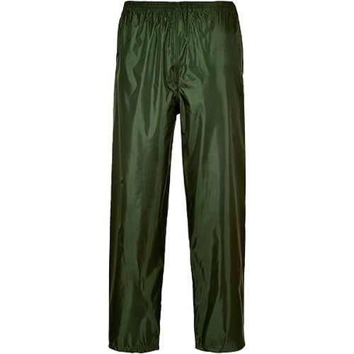 Klasyczne spodnie przeciwdeszczowe, zielony - Klasyczne spodnie przeciwdeszczowe, zielony, rozm. 4XL