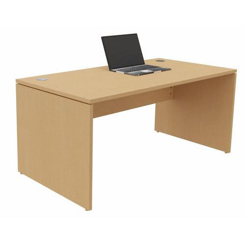 Biurka biurowe Manutan Expert, 72 x 120 - 180 x 80 cm, buk - Biurko Manutan Expert, 72 x 160 x 80 cm, buk