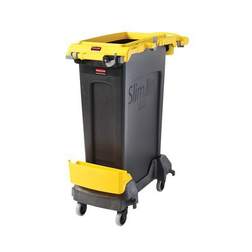 Wózki do sprzątania Rubbermaid Rim Caddy, pojemność 87 l - Wózek do sprzątania Rubbermaid Rim Caddy, pojemność 87 l, czarny/żółty