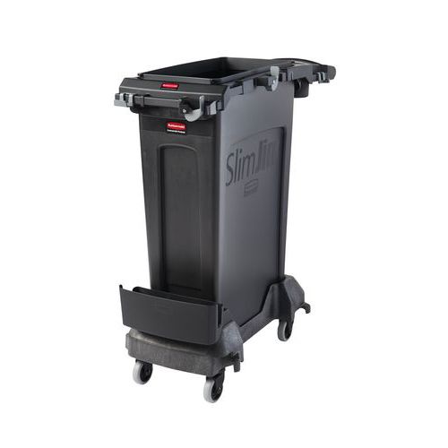 Wózki do sprzątania Rubbermaid Rim Caddy, pojemność 87 l - Wózek do sprzątania Rubbermaid Rim Caddy, pojemność 87 l, czarny