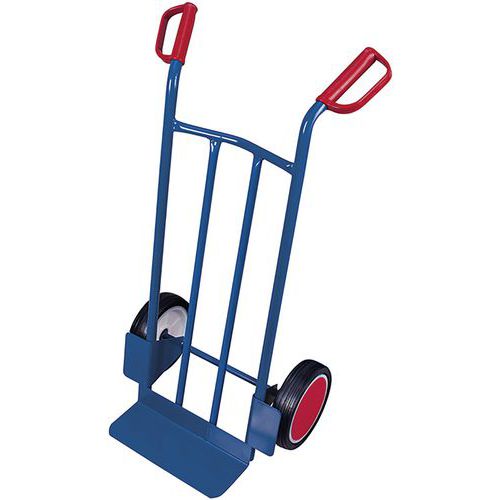 Wózki RU238, do 250 kg, 62 x 46 x 111 cm - Wózek RU238, do 250 kg, 62 x 46 x 111 cm, z kołami pełnymi, niebieski