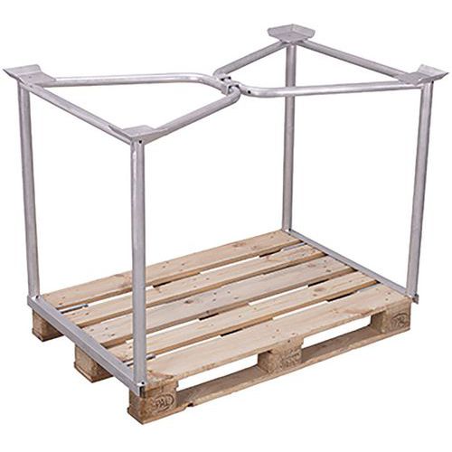 Przedłużki paletowe typ 65, ocynkowane - Nadstawka paletowa typ 65 ocynkowana 80 x 120 x 80 cm