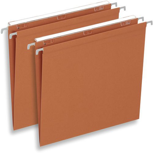 Teczki wiszące Kraft, 25 szt - Teczki wiszące Kraft, 330/250, 25 szt