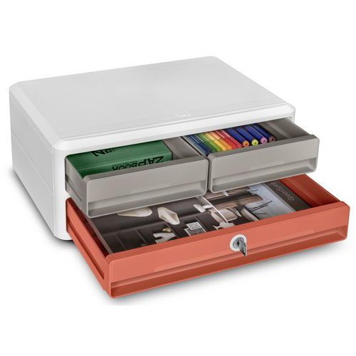 Modułowa szuflada na dokumenty, Cep, Sable Terracotta