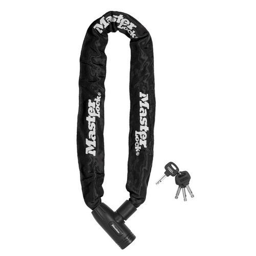 Zamki rowerowe Master Lock o średnicy 8 mm - Zapięcie do łańcucha rowerowego Master Lock 8 mm, czarne