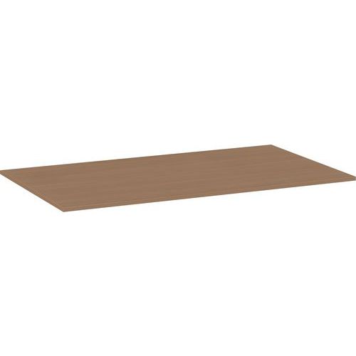 Uniwersalne blaty do stołów biurowych, 140 x 80 x 2,5 cm, ABS 2 mm - Uniwersalny blat do stołów biurowych, 140 x 80 x 2,5 cm, ABS 2 mm, buk
