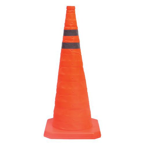 Pachołek drogowy odblaskowy składany Manutan K4, 70 cm Pachołek drogowy odblaskowy składany Manutan K4, 70 cm