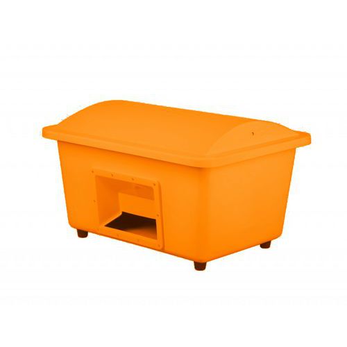Pojemniki na materiał do posypywania dróg w zimie, 550 l - Pojemnik na materiał do posypywania dróg zimą, 550 l, pomarańczowy