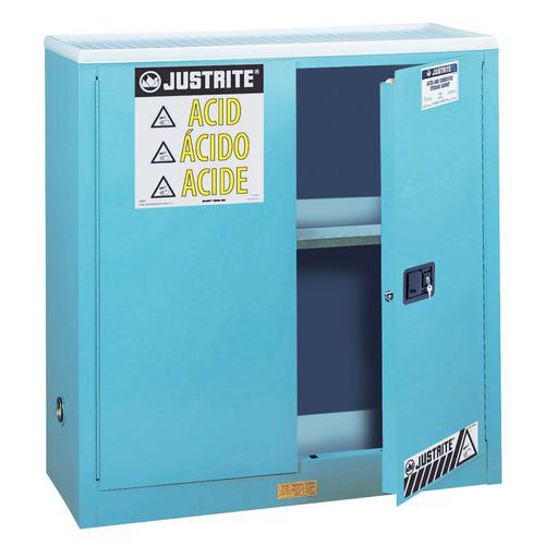 Szafy na substancje niebezpieczne Justrite Sure-Grip® EX, 1118 x 1092 x 457 mm - Szafa na substancje niebezpieczne Sure-Grip® EX, 1118 x 1092 x 457 mm