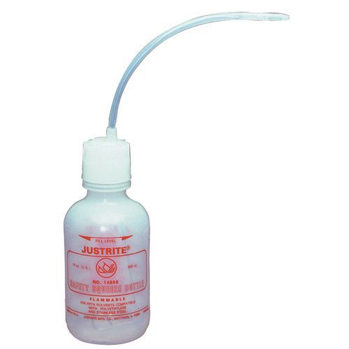 Butle plastikowe na substancje łatwopalne Justrite - Butla plastikowa na substancje łatwopalne Justrite, 0,5 l