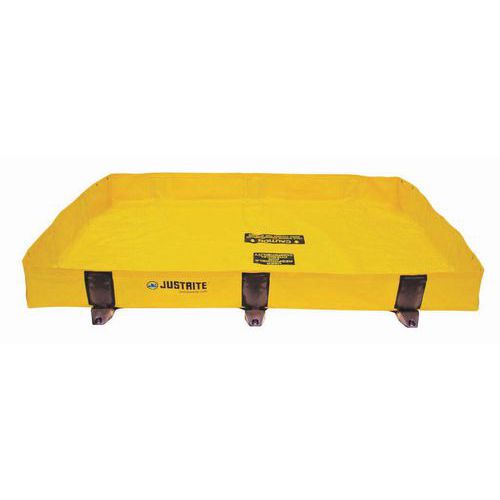 Zbiorniki wychwytowe Justrite RIGID-LOCK QUICKBERM®, żółte, 299 – 451 l - Wanna wychwytowa Justrite RIGID-LOCK QUICKBERM®, żółta, 451 l