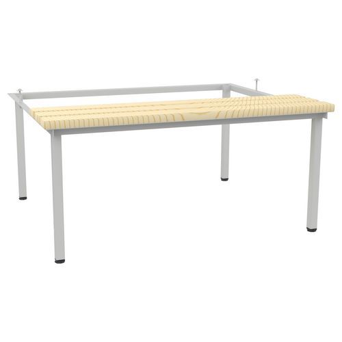 Ławka Tamara pod szafę szatniową, odciążona konstrukcja - Ławka Tamara pod szafę szatniową, odciążona konstrukcja, 89 cm